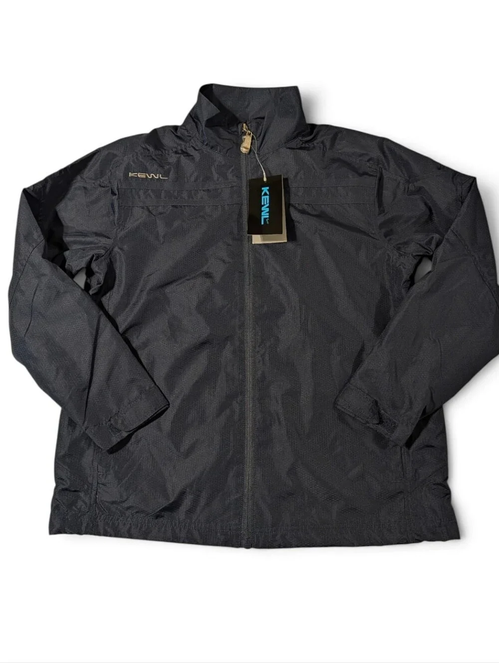 Kewl Boy's Navy Lightweight Windbreaker Jacket Size Medium 8/10